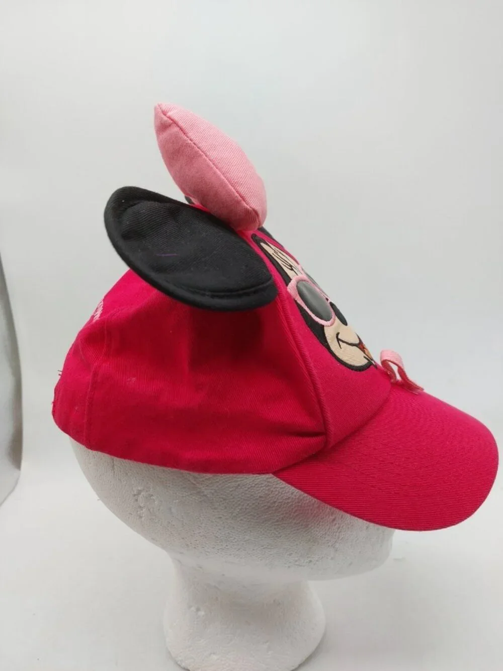 Walt Disney World Minnie Mouse Pink Adjustable Baseball Cap Hat Toddler